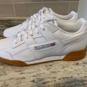 Reebok Mens Workout Plus White Cross Training Shoe